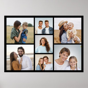 Affiche Créez votre propre collage de 7 photos