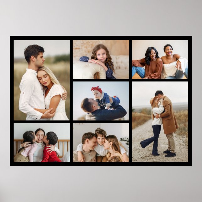 Affiche Créez votre propre collage de 7 photos (Devant)
