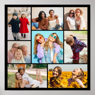 Affiche Créez votre propre collage de 8 photos