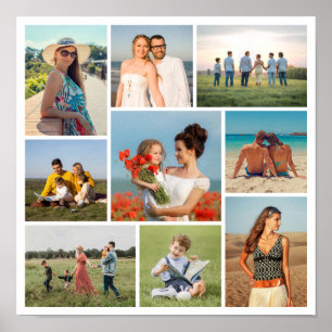 Affiche Créez votre propre collage de 9 photos