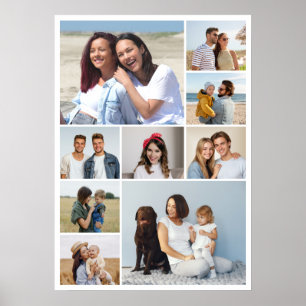 Affiche Créez votre propre collage de 9 photos