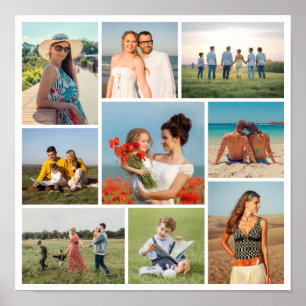Affiche Créez votre propre collage de 9 photos