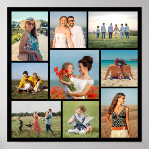 Affiche Créez votre propre collage de 9 photos