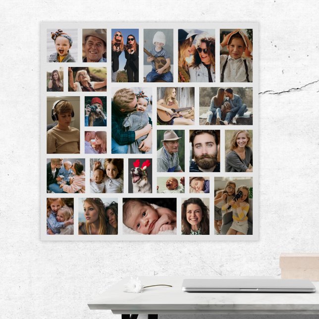 Affiche Créez votre propre collage de photos (Créateur téléchargé)