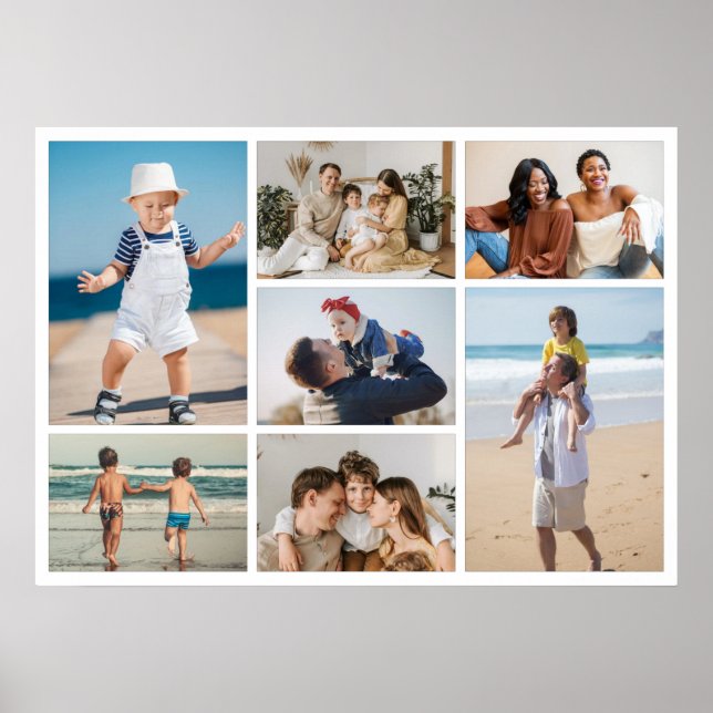 Affiche Créez votre propre collection de 7 photos (Devant)