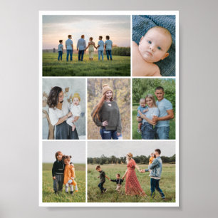 Affiche Créez votre propre collection de 7 photos