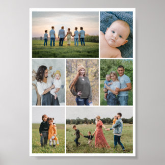 Affiche Créez votre propre collection de 7 photos