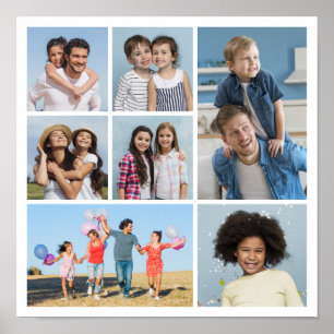 Affiche Créez votre propre collection de 7 photos