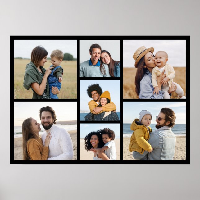 Affiche Créez votre propre collection de 7 photos (Devant)