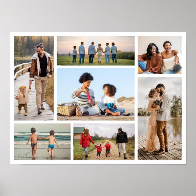 Affiche Créez votre propre collection de 7 photos (Devant)