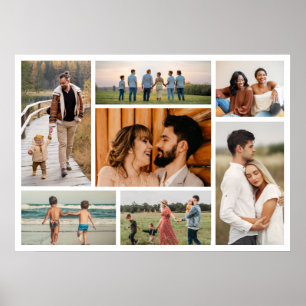 Affiche Créez votre propre collection de 7 photos couleur 
