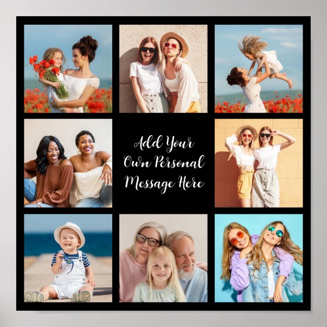 Affiche Créez votre propre collection de photos 8 Ajouter  (Devant)