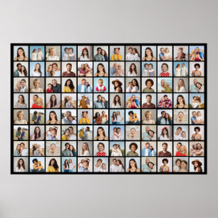 Affiche Créez votre propre collection de photos 96 couleur