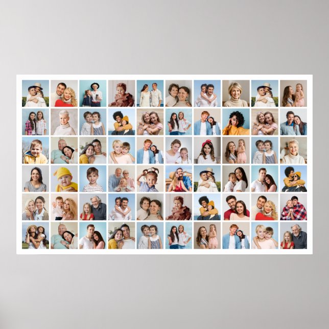 Affiche Créez votre propre collection de photos de 60 coul (Devant)