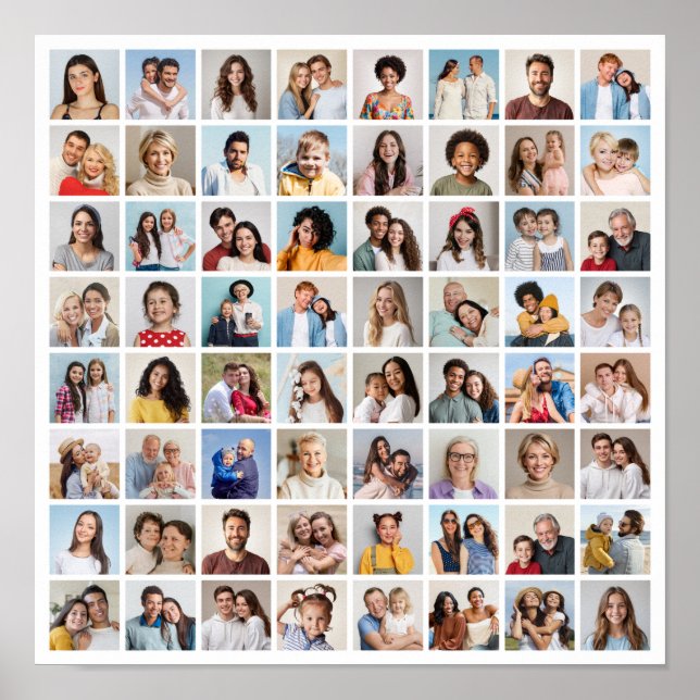 Affiche Créez votre propre collection photo de 64 (Devant)