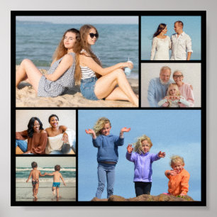 Affiche Créez votre propre collection photo de 6 personnes