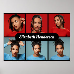 Affiche Créez votre propre collection photo de 6 personnes