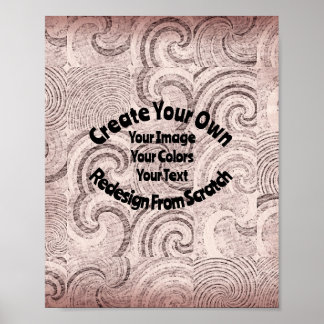 Affiche Créez votre propre conception personnalisée