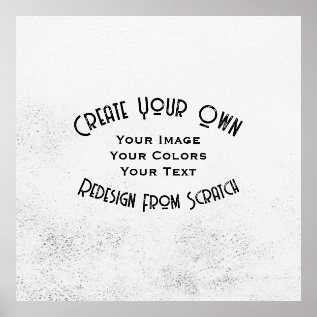 Affiche Créez votre propre conception personnalisée (Devant)