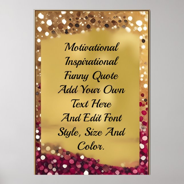 Affiche Créez votre propre devis (Devant)