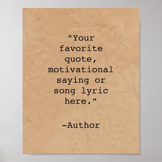 Affiche Créez votre propre devis (Devant)