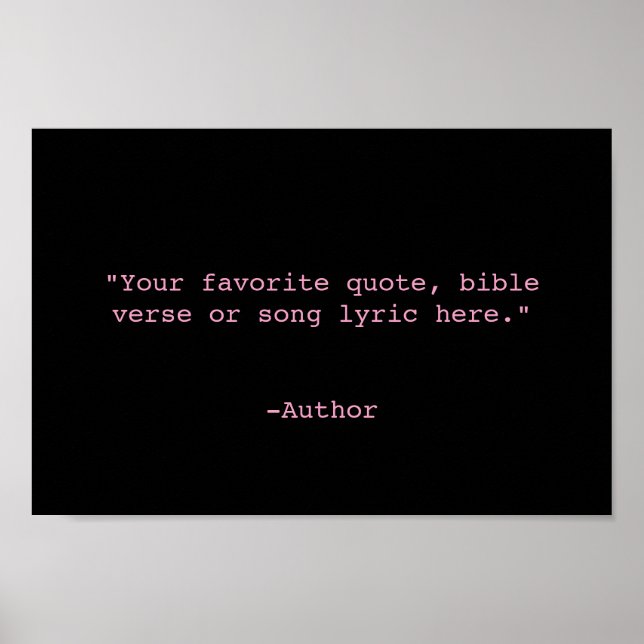 Affiche Créez votre propre devis (Devant)