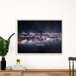 Affiche Créez votre propre devis<br><div class="desc">Créez votre propre devis personnalisé poster peintures murales. Caractéristiques minimaliste typographie de machine à écrire et l'espace étoiles arrière - plan nature.</div>