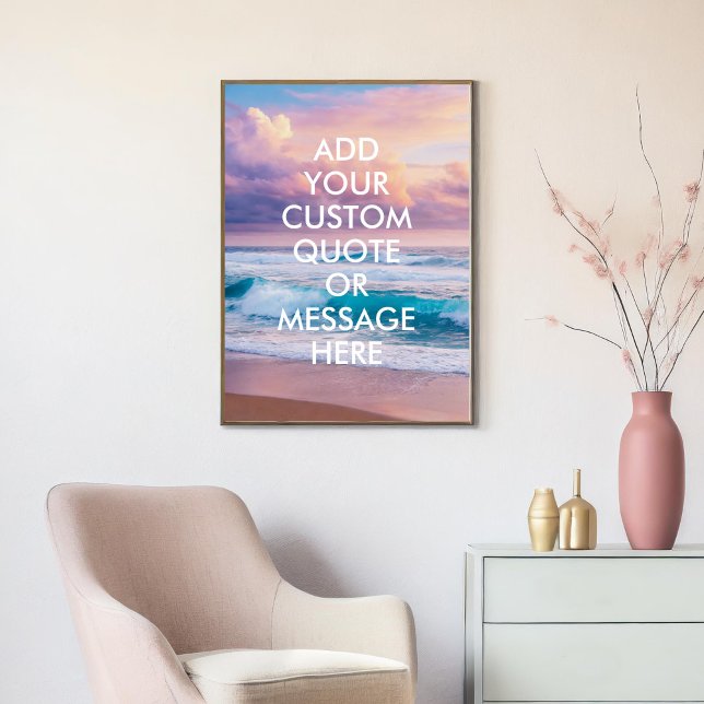 Affiche Créez votre propre devis (Créateur téléchargé)