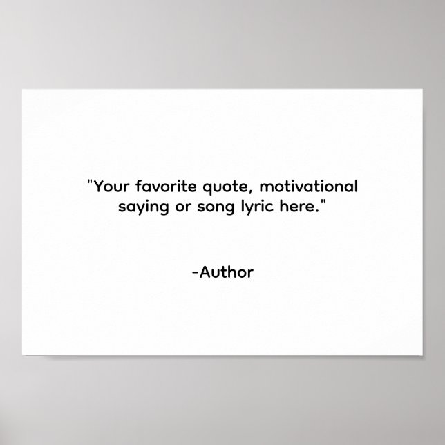 Affiche Créez votre propre devis (Devant)