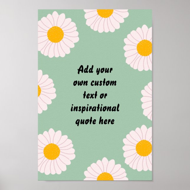 Affiche Créez votre propre devis de motivation pour les fl (Devant)