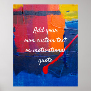 Affiche Créez votre propre devis personnalisé - Toile pein