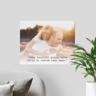 Affiche Créez votre propre devis photo personnalisé