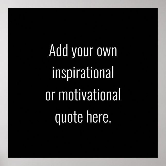 Affiche Créez votre propre do-it-yourself de devis Inspira (Devant)