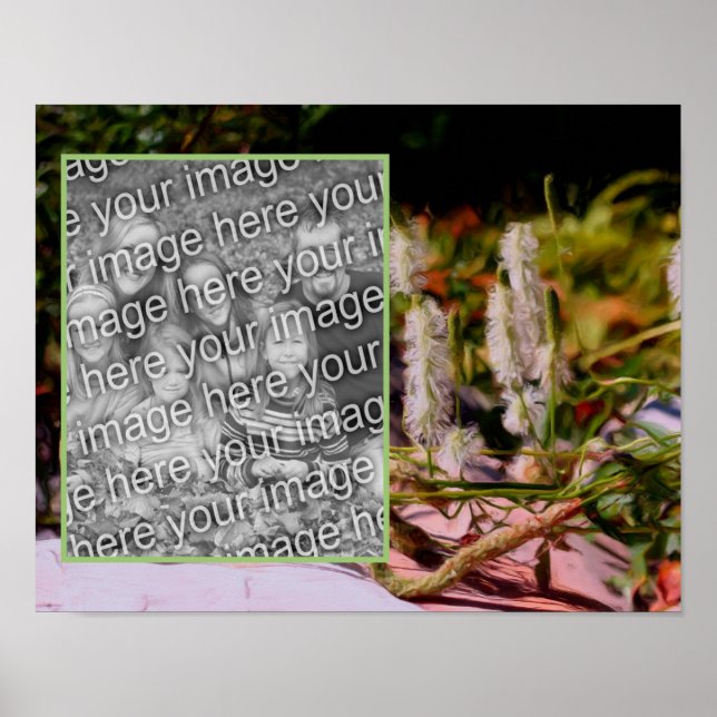 Affiche Créez Votre Propre Fleur Photo Sur Peinture À L'Hu (Devant)