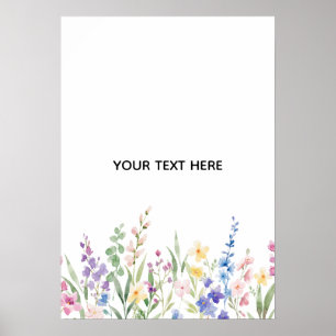 Affiche Créez Votre Propre Floral 
