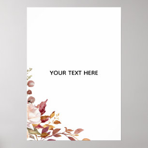 Affiche Créez Votre Propre Floral