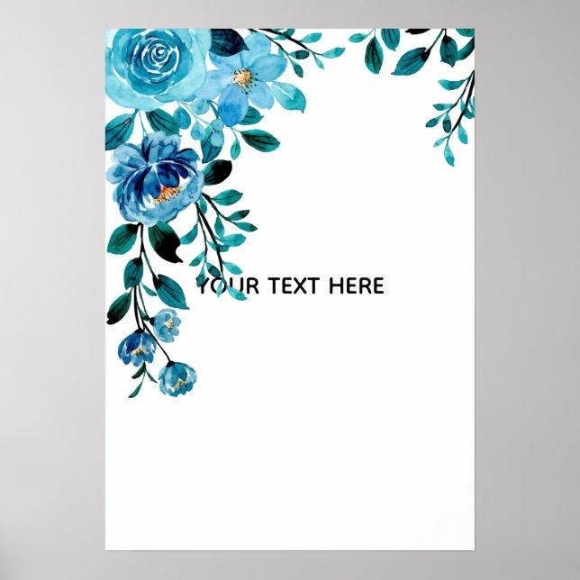 Affiche Créez Votre Propre Floral (Devant)