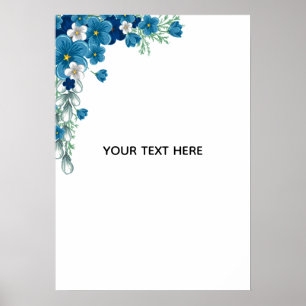 Affiche Créez Votre Propre Floral