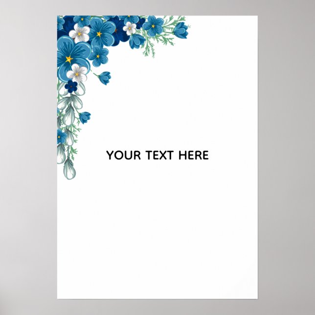 Affiche Créez Votre Propre Floral (Devant)