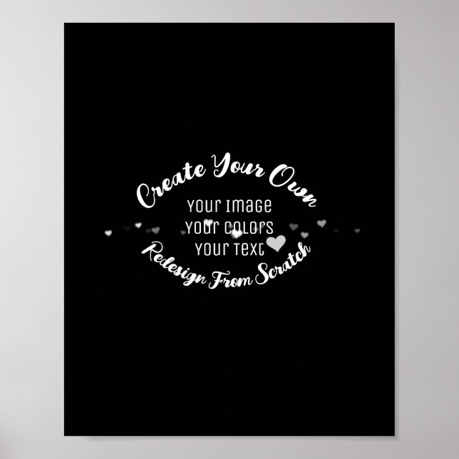 Affiche Créez votre propre image personnalisée (Devant)