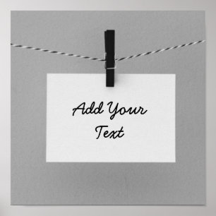 Affiche Créez Votre Propre Note Personnalisez-Le