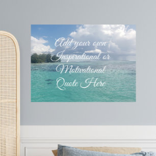 Affiche Créez votre propre Océan Inspirant Motivationnel