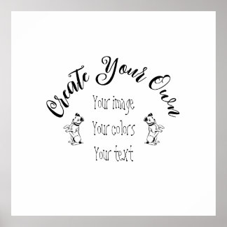 Affiche Créez votre propre personnalisation