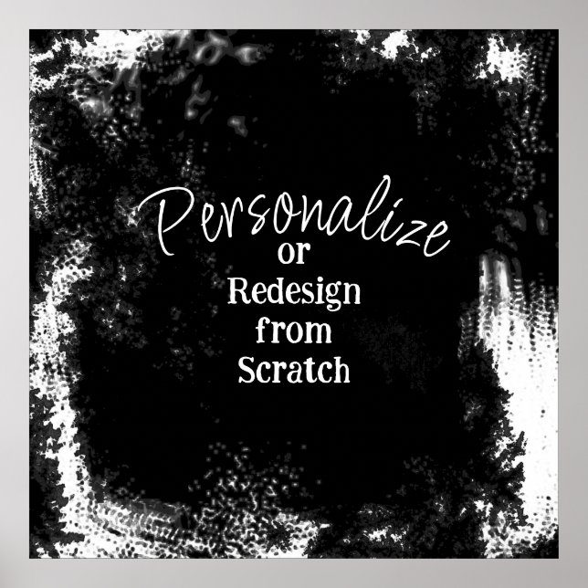 Affiche Créez votre propre personnalisation (Devant)