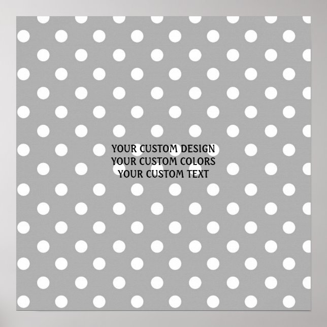 Affiche Créez votre propre personnalisation personnalisée (Devant)