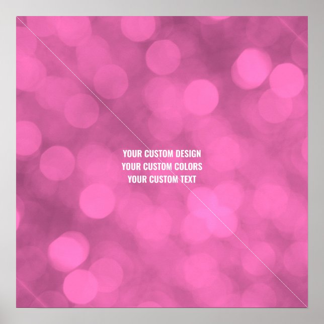 Affiche Créez votre propre personnalisation personnalisée (Devant)