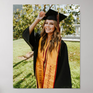 Affiche Créez Votre Propre Photo de Diplômé Personnalisée