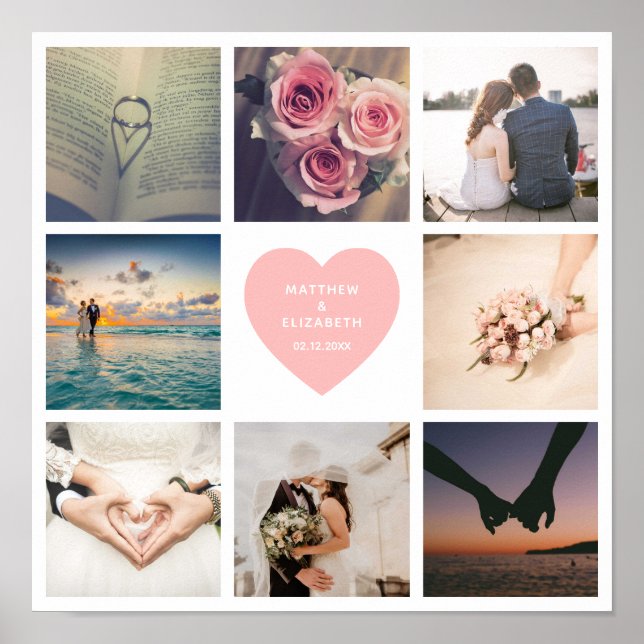 Affiche Créez votre propre photo Mariage personnalisée pou (Devant)