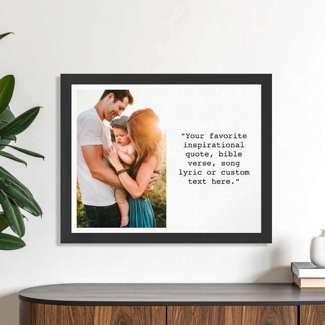 Affiche Créez votre propre photo personnalisée et un devis (Créateur téléchargé)