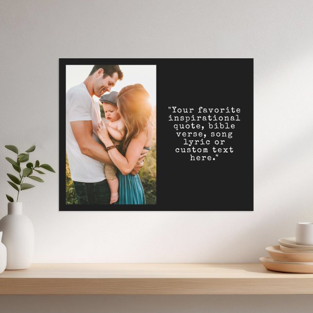 Affiche Créez votre propre photo personnalisée et un devis (Créateur téléchargé)